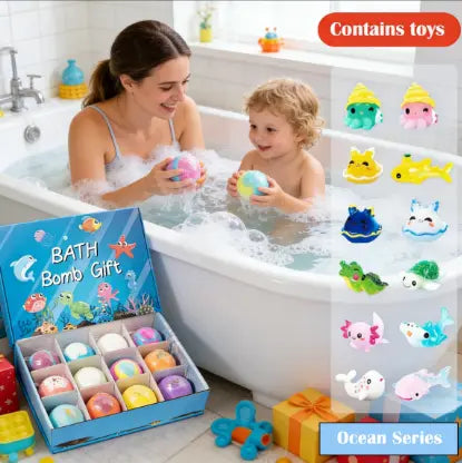Surprise Bath Bombs for Kids (12-pack)