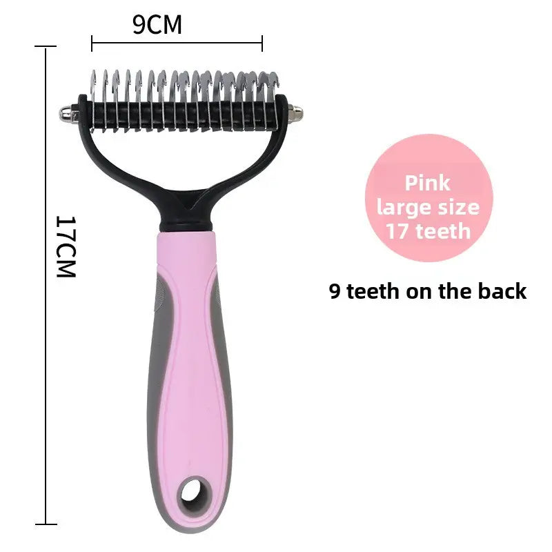 Double-Sided Pet Dematting Comb