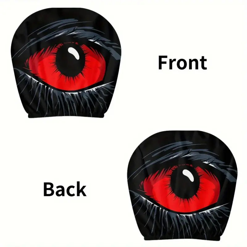 Devil's Eye Car Headrest Covers (2-pack)