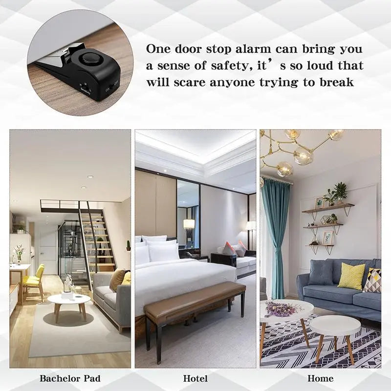 Door Stop Security Alarm (120dB)