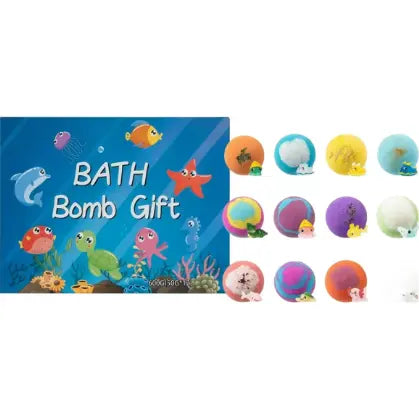 Surprise Bath Bombs for Kids (12-pack)