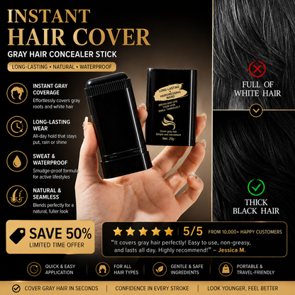 Long-Lasting Hair Dye Hairdressing Wand Stick – Brush & Dye Simultaneously 20g