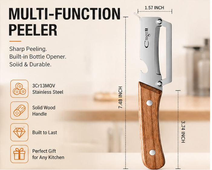 Multi-Function Vegetable Peeler (2-pack)