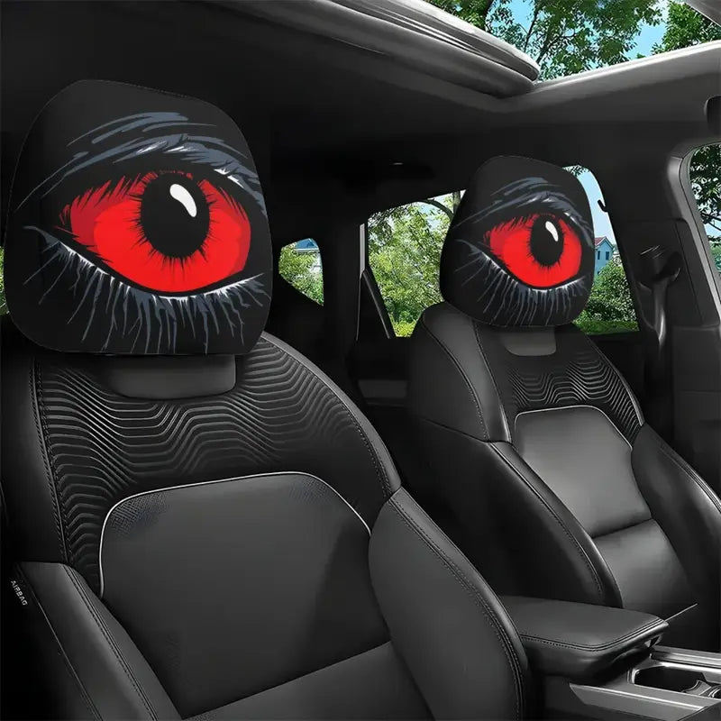 Devil's Eye Car Headrest Covers (2-pack)