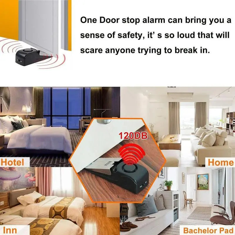 Door Stop Security Alarm (120dB)