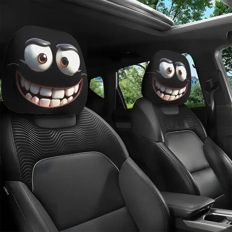 Devil's Eye Car Headrest Covers (2-pack)