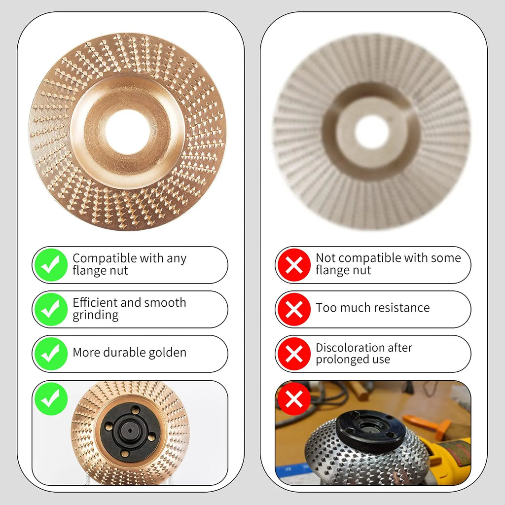 Wood Carving Disc Set (3-pack)